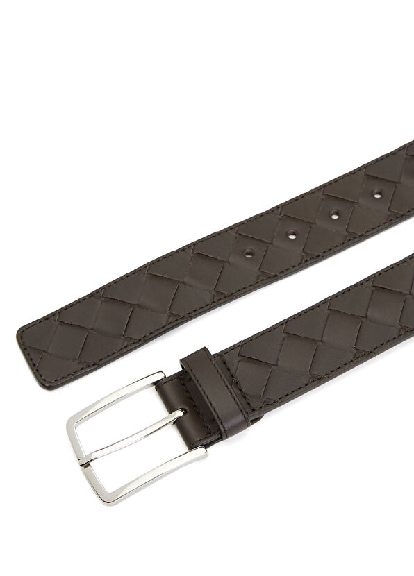 Bottega Veneta Brown Men's Leather Belt - 2