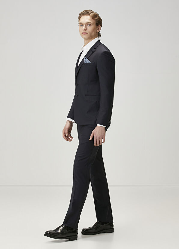 Beymen Club Drop 6 Lacivert Yün Karışımlı Takım Elbise - 3