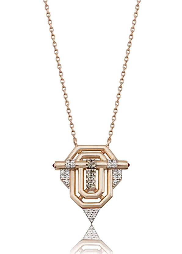 Baguette Sienna Kadın Altın Kolye - 2