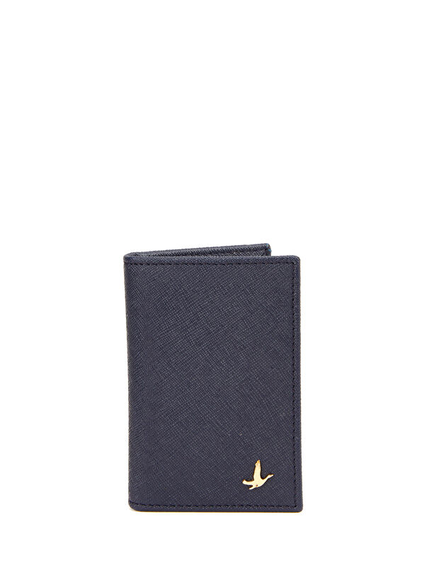 Beymen Club Navy Blue Logo Detailed Men's Card Holder - 1
