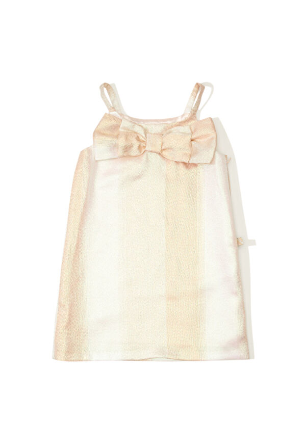 Billieblush Çok Renkli Fiyonk Detaylı Kız Çocuk Elbise - 1