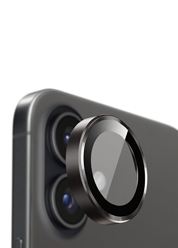 BuffLabs iPhone 17 Black Metal Kamera Lens Koruyucu  - 2