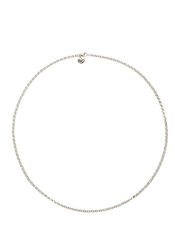 Beymen Club Silver Men's Steel Chain Necklace - 1