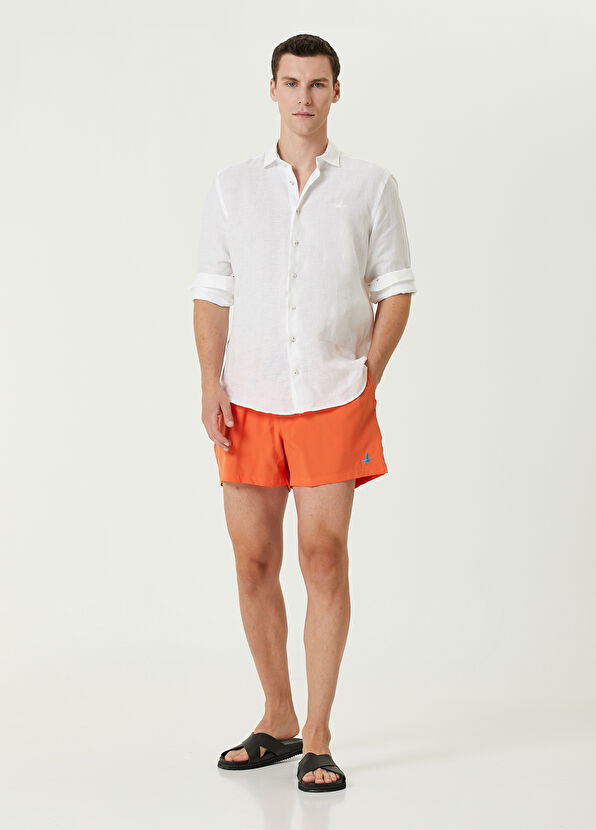 Beymen Club Orange Swimsuit - 1