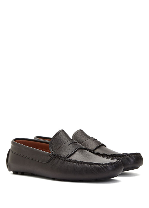 Beymen Club Black Band Detail Men's Leather Loafer - 2