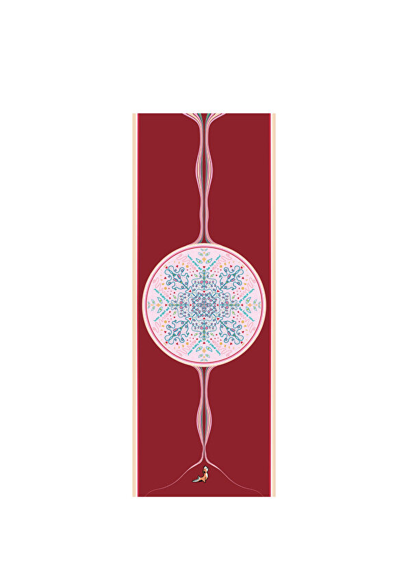 Petarya Mandala Series Be Here Now Natural Rubber Non-Slip Yoga Mat 4.1 mm - 1