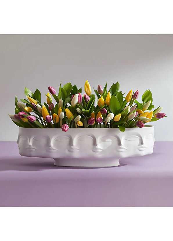 Jonathan Adler Dora Maar White Ceramic Bowl - 2