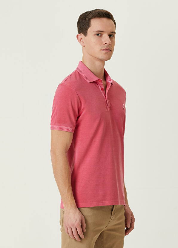 Beymen Club Slim Fit Koyu Pembe Polo Yaka T-shirt - 4