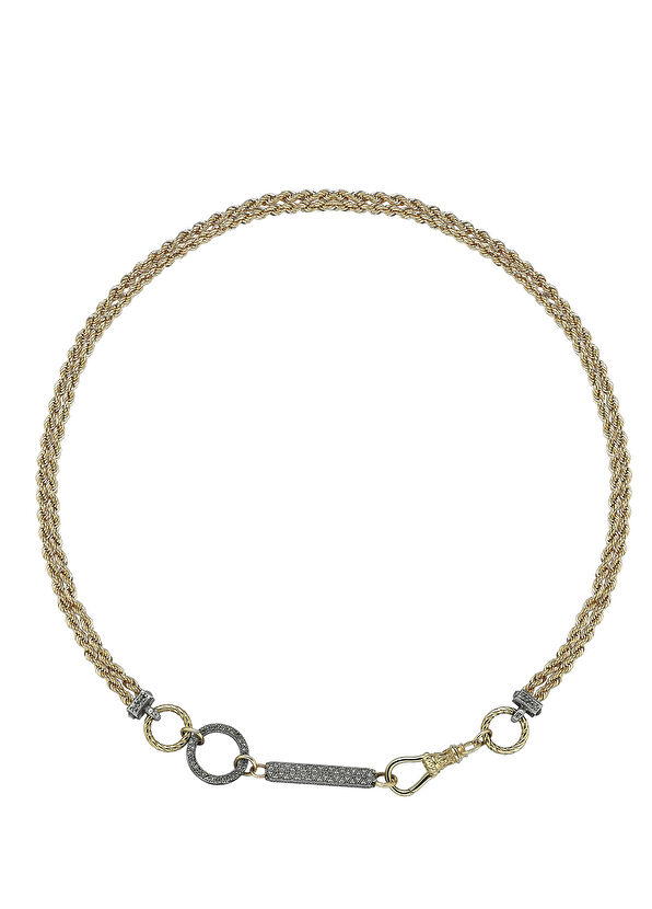 Pınar Hakim Vintage Kadın Altın Kolye - 2