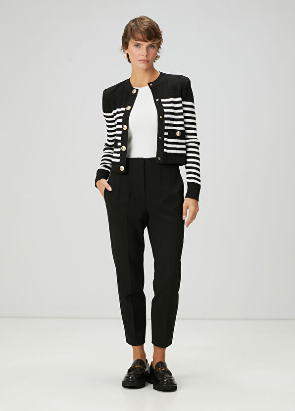 Beymen Club Black Slim Cigarette Pants - 1