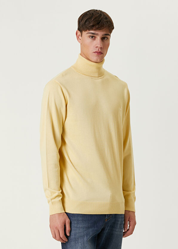 Beymen Club Yellow Turtleneck Sweater - 2