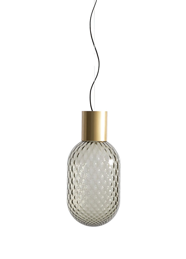 IL FANALE Bloom Transparent Grey Pendant Chandelier - 1