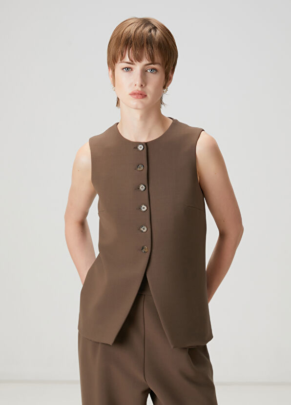 Beymen Club Khaki Vest - 1