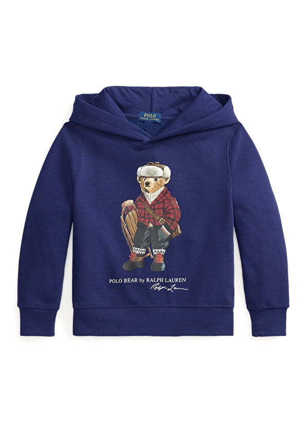 Polo Ralph Lauren Mor Kapüşonlu Erkek Çocuk Sweatshirt - 1