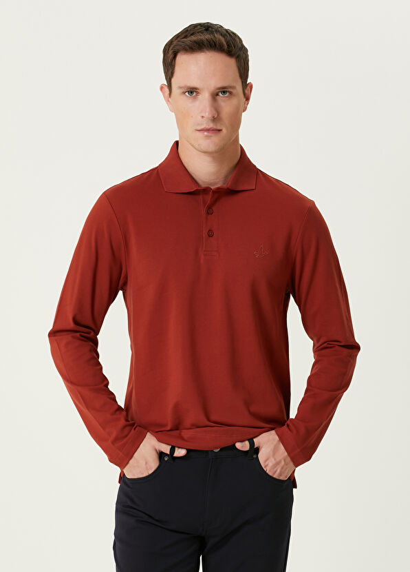 Comfort Fit Turuncu Polo Sweatshirt Beymen Club Comfort Fit Turuncu Polo Sweatshirt - 1