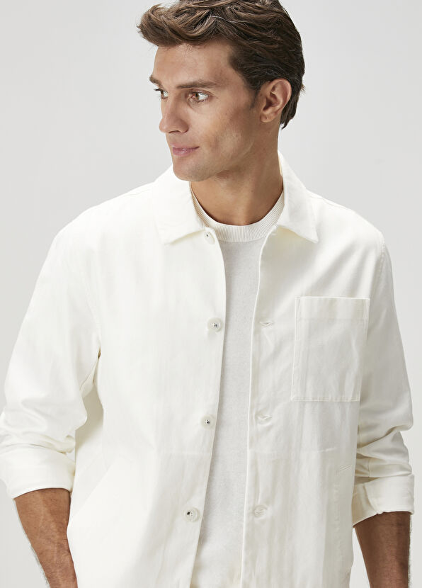 Beymen Club Beyaz Dış Gömlek - 2