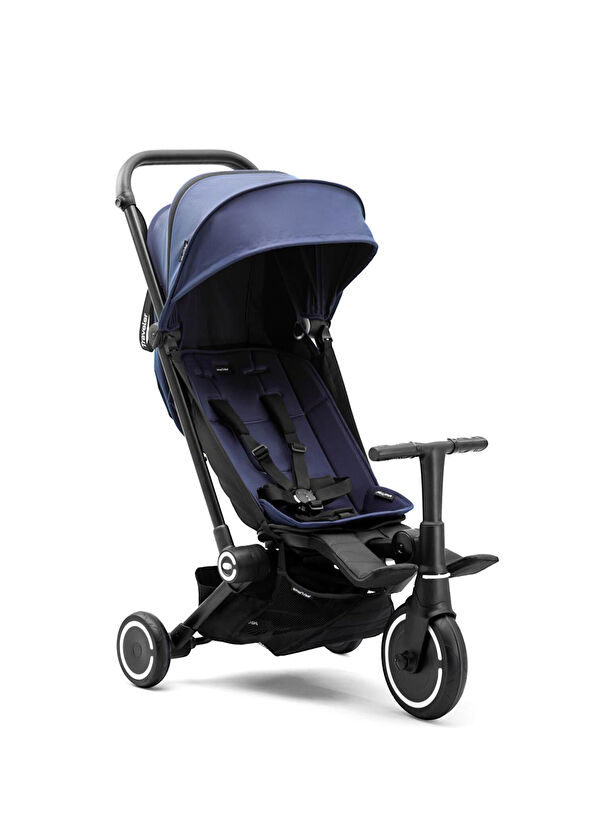 SmarTrike Traveler Hepsi Bir Arada Midnight Blue Kabin Boy Bebek Arabası ve Bisiklet  - 2