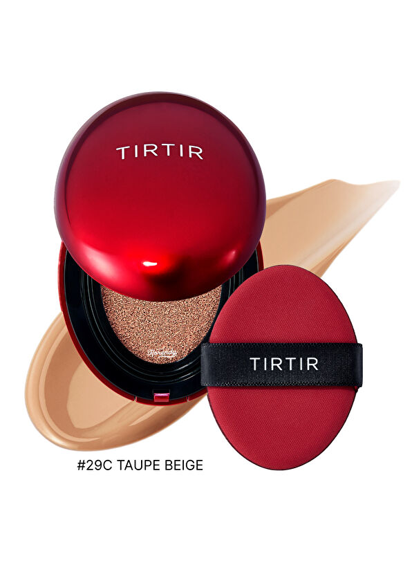 Tırtır Mask Fit RED Cushion 29 C Taupe Beige 72 Saat Kalıcı Kusursuz Kapatıcı Saten Bitişli Cushion Fondöten 18 gr - 2