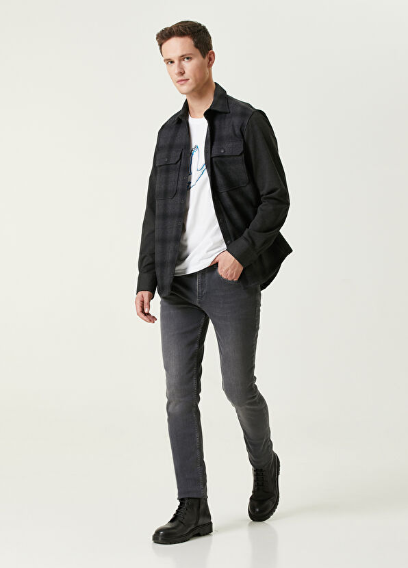 Beymen Club Slim Fit Gri Jean Pantolon - 1