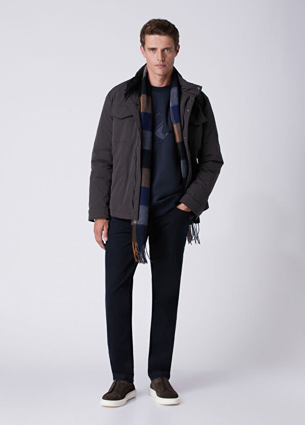 Beymen Club Brown Khaki Hooded Coat - 3
