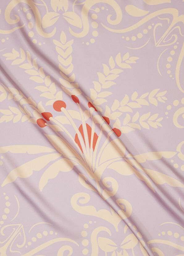 Beymen Club Purple Silk Scarf - 2