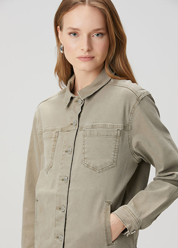 Beymen Club Haki Denim Ceket - 2