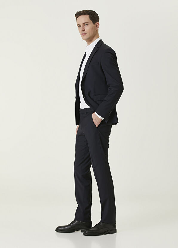 Beymen Club Navy Blue Wool Suit - 3