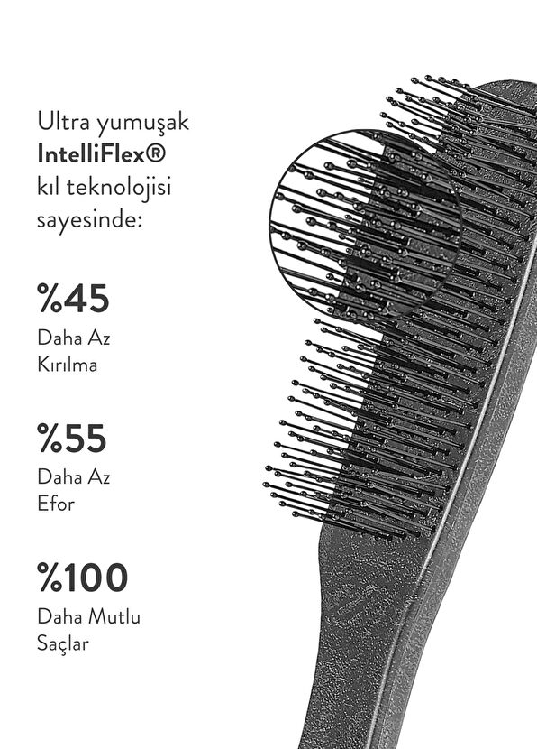 Wetbrush Men's Detangler Detangling Hair Brush Black - 3