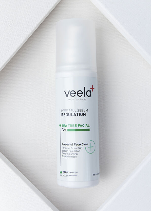 Veela Jeli Tea Tree Facial Gel Düzenleyici Yüz Temizleme Jeli 200 ml - 2