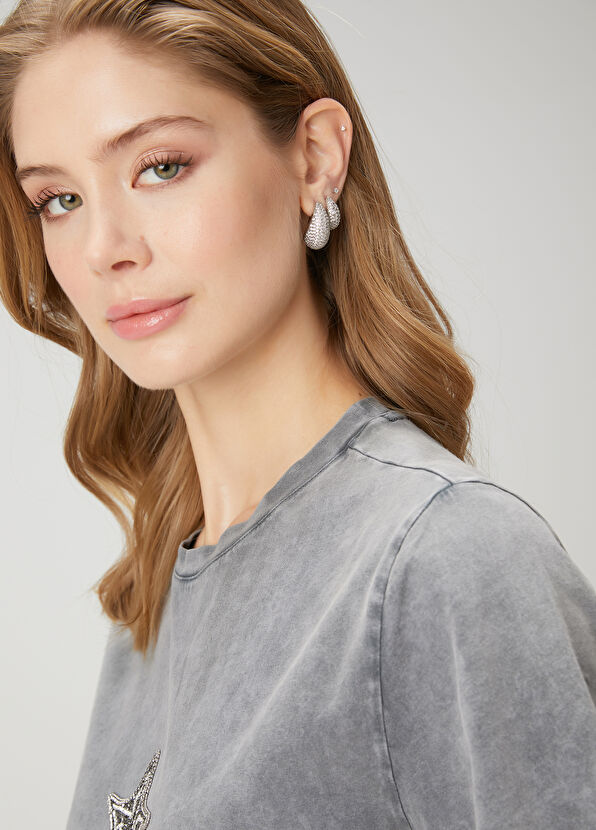 Beymen Club Zircon Stone Women's Earrings - 1