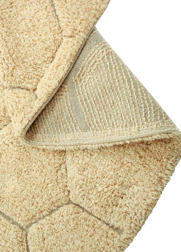Lorena Canals Round Honeycomb Golden Çocuk Odası Halısı 140 cm - 2