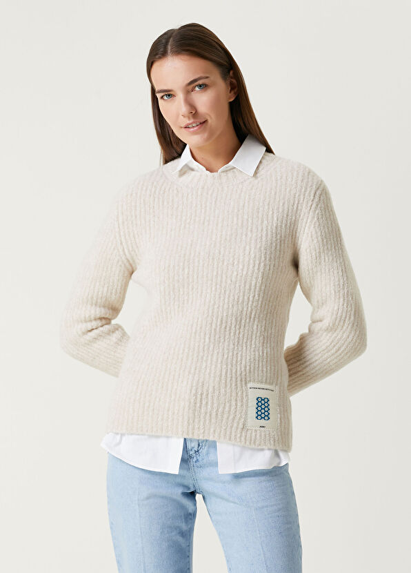 Autry Krem Yün Kazak - 1