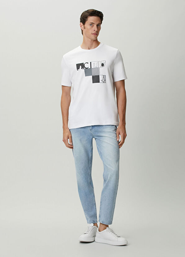 Beymen Club Beyaz Baskılı T-shirt - 3