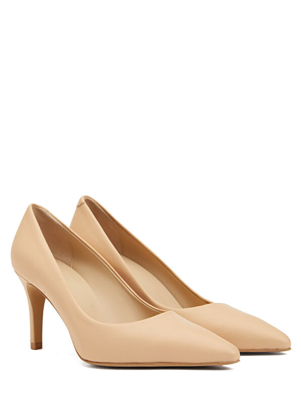 Beymen Club Nude Leather Stiletto - 2