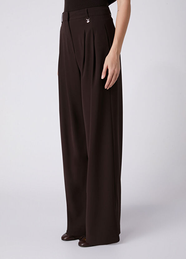 Beymen Club Brown Crepe Palazzo Pants - 3