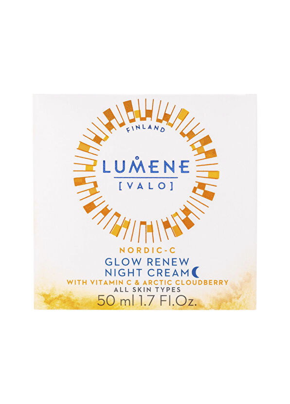 Lumene Glow Renew Night Cream Brightening Anti-Blemish Face Care Cream 50 ml - 3