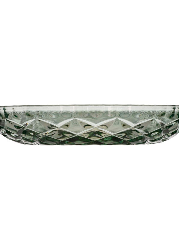 Lyngby Glas Sorrento Asian Green Glass Set of 4 Plates - 2