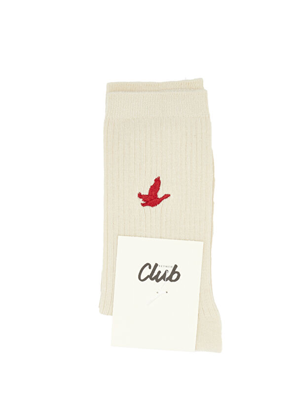 Beymen Club Bone Logo Embroidered Women's Socks - 1