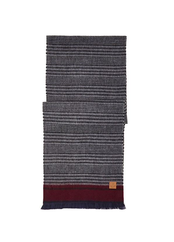 Beymen Club Bordo Gri Erkek Atkı - 2