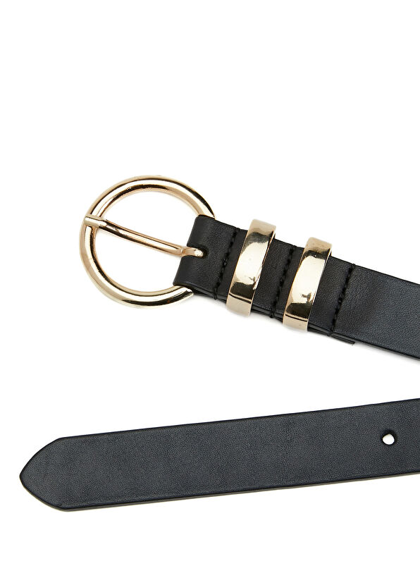 Beymen Club Siyah Kadın Deri Kemer - 2