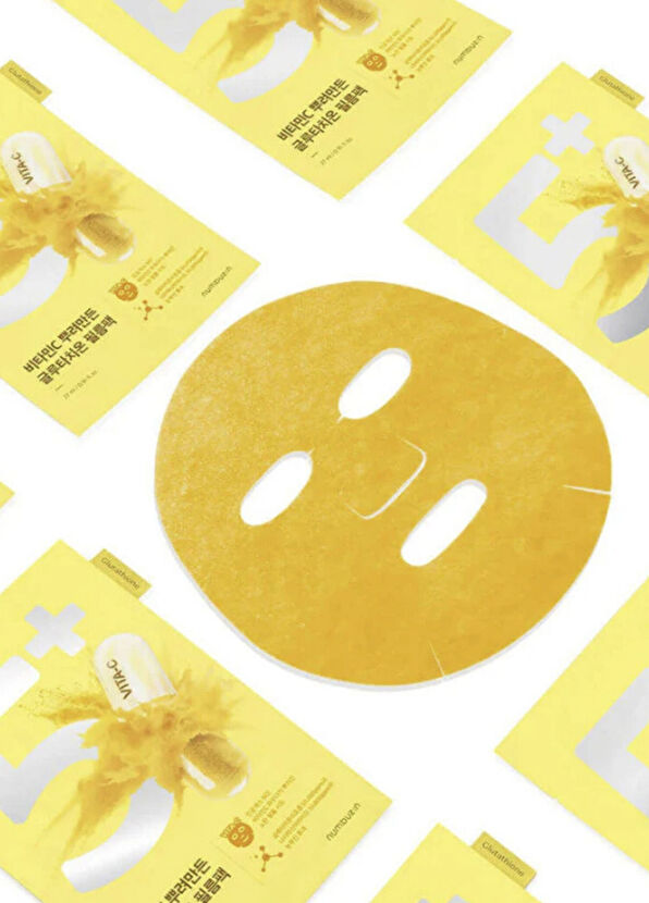 Numbuzin No.5+ Glutathione Vitamin Concentrated Anti-Blemish Brightening Face Mask - 2