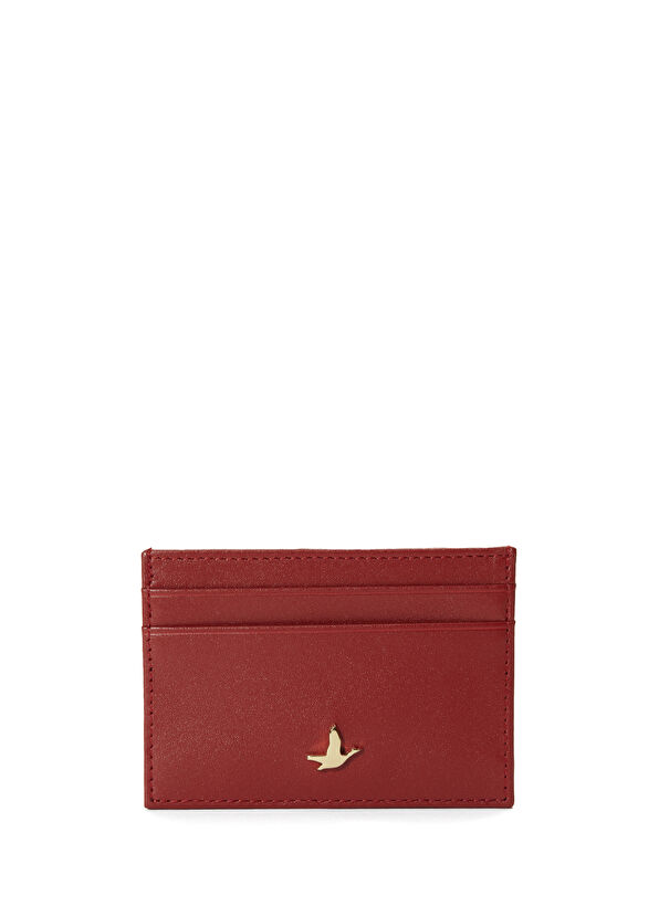 Beymen Club Red Logo Women's Leather Card Holder - 1