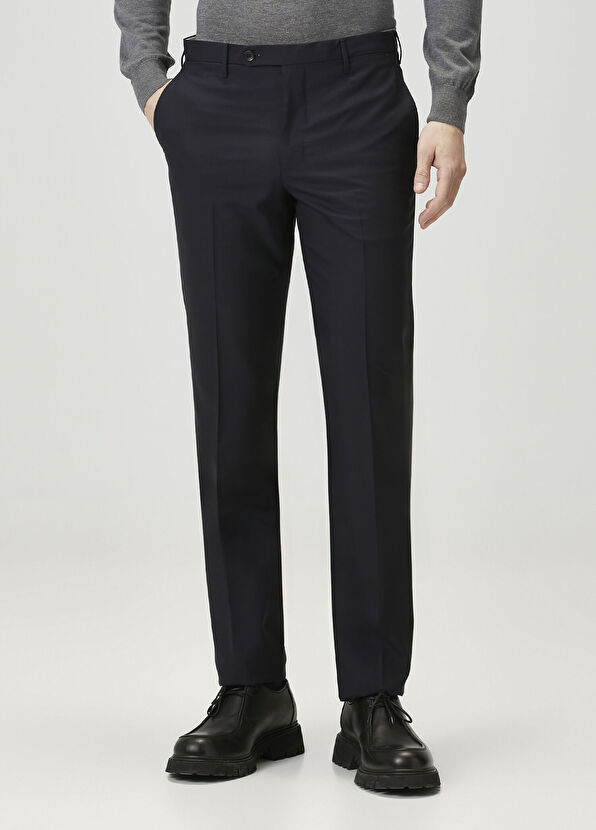 Rota Lacivert Yün Pantolon - 2