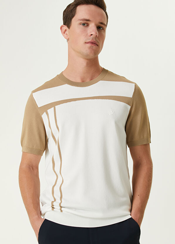 Beymen Club Deve Tüyü Jakarlı Kısa Kollu Kazak - 2