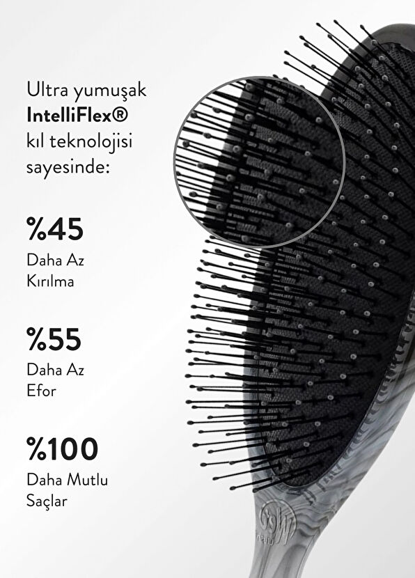 Wetbrush Original Detangler Watercolor Detangling Black Hair Brush - 3