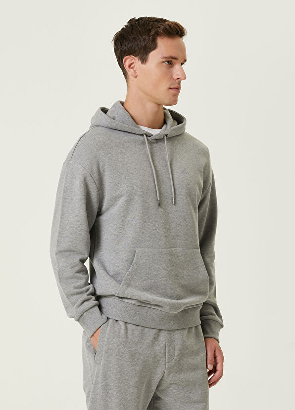 Beymen Club Gri Kapüşonlu Sweatshirt - 2