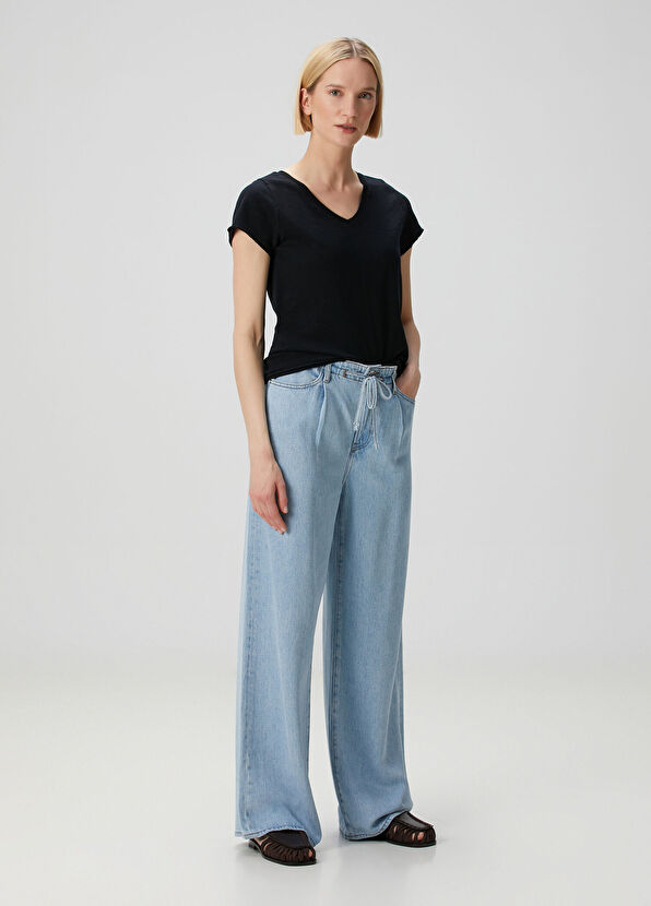 American Vintage Siyah T-shirt - 2