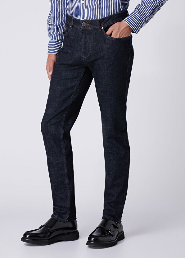 Beymen Club Slim Fit Indigo Raw Jeans - 2
