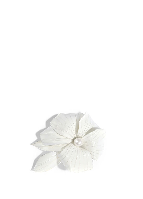 Meriç Tanın Laden Flower Bridal Hairpin - 1