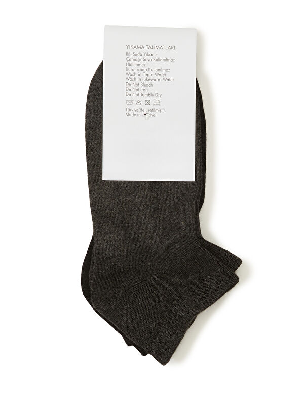 Beymen Club Black Anthracite Men's 2-Pieces Bamboo Socks Set - 2